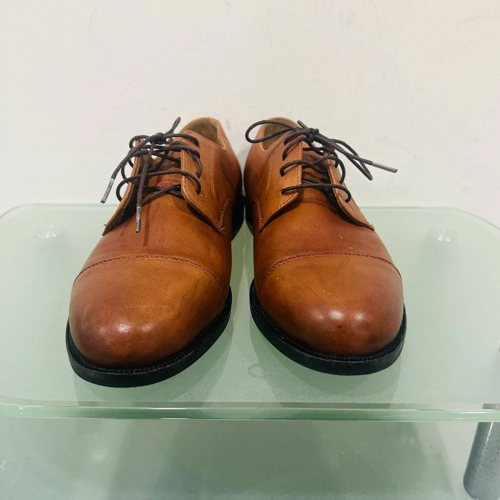 Brooks Brothers Men’s Leather Dress Shoes‎ Youth Size US 4D (EU 36.5) – Brown